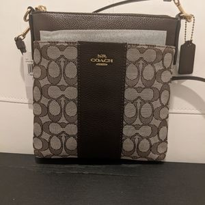 NWT Coach Oak/ Maple Crossbody bag